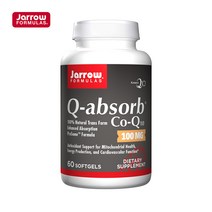 Jarrow Formulas Q-absorb Co-Q10 자로우 포뮬러스 코큐텐 코엔자임 100mg 60소프트젤