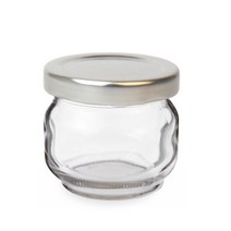 실버 쨈병 Low + 수축필름, 100ml, 12개입