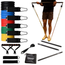 INNOI 멀티 튜빙밴드 세트, TPE 튜빙밴드(100LB) 밴드그립바 미포함