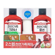불스원 차량용 가죽 클리너 가죽 로션 2스텝 보호제 로션 왁스, 단품