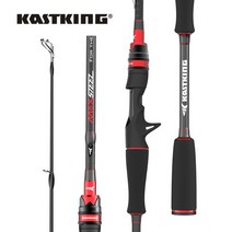 kastking 여행자 최대 강철 스피닝 캐스팅 4 개 - 탄소 막대 낚싯대 63, 스피닝(1.80m-l)