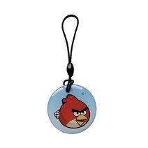 1 개 EM4305 T5577 ID 재기록 가능 125Khz 키 Fobs RFID 카드 체인 링 Keyfob 만화 배지 Fob 빈, [23] WHITE