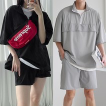 [당일발송] 코디제이 여자 트레이닝세트 바스락아노락반팔긴팔세트 남녀공용 반팔세트 투피스 아노락 바람막이 반바지 조거팬츠 데일리룩