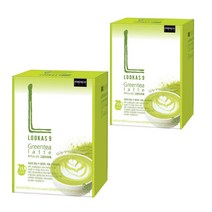 루카스나인 그린티 라떼 30T 2박스 녹차라떼믹스 무지방우유 제주 오설록 어린잎 녹차