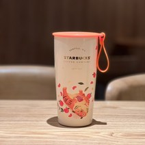 스타벅스 보온병 스벅 대용량 텀블러 발렌타인데이 스테인레스 빨대 작은 텀블러 블랜더보틀 컵 캐릭터 물통 보온 보온보냉 물병, D