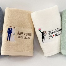 결혼 웨딩 송월타월 소프트 수건답례품, 70장, 그레이