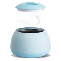 Zima Dental Sky Blue 덴탈 포드 | 틀니 얼라이너 리테이너 마우스 가드용 클리너 모든 치과 기기용 초음파 세척 기계
