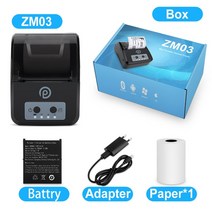 레이저각인 라벨프린터 ZM03 미니 라벨 메이커 휴대용 열전사 프린터 영수증 블루투스 USB Inkless Print o, 01 Printer and Gift_02 미국 플러그