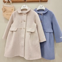 페리미츠 여아 더블 핸드메이드 모직 코트 P2341C065