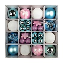 FREELIFE 트리장식세트 트리꾸미기재료 크리스마스트리볼 SP-508, 6CM, 42pcs E