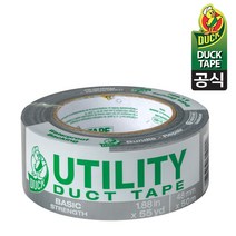 [공식판매점] 덕테이프 유틸리티 (베이직) 덕트테이프 48mm x 50m (55yd) Duck Tape, 1개