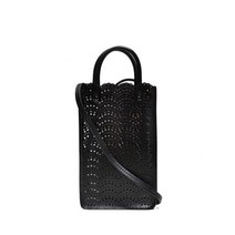 ALAIA 알라이아 MINAUDIERE GARANCE (AA1P098CA104 999) (미노디엔 가랑스 폰 홀더 크로스백)
