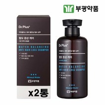부광 탈모샴푸 두피케어 각질 비듬 가려움 모근 모발관리 이마라인 M자탈모 동충하초 병풀 기능성 머리숱많아지는법 나이아신 판테놀, 2통