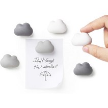 리빙펀앳홈 냉장고 자석 풍선 구름 화살표 인테리어 마그네틱 마그넷 6종 세트, 구름(6pcs)