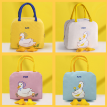 올라월드 직장인 보냉 보온 잘되는 도시락가방 귀여운 산뜻한 런치 백 학생 피크닉 캠핑 다용도 가방 2+1, 베이지