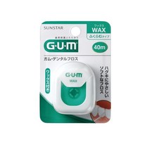 GUM 검 그린 왁스 치실 (40m) 3개입
