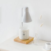 DEAR 디어 우드 캔들워머 무드등, 우드타입(할로겐 포함) 그레이