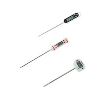 표준 탐침온도계 디지털 온도계 조리용 요리 스테이크 고기온도계 오븐 음식 조리, TP-101 화이트