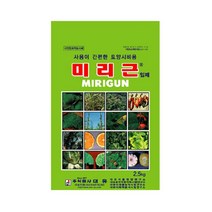 [좋은농자재] 대유 미리근 입제(2.5kg) - 꽃눈분화 착과율증진 낙화 낙과경감, 1개