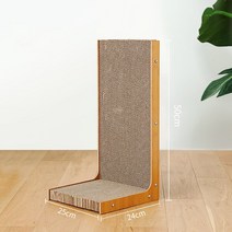 원목 캣타워 L자형 고양이 스크래처 보드 분리형 스크레이퍼 포스트 그라인딩 클로 등산 장난감 애완 동물, 06 Small, 06 Small