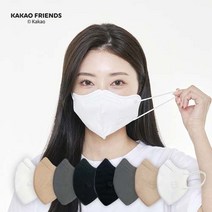 카카오 KF94 대형 새부리형 2D 마스크 30매, 프로도, 화이트, 화이트