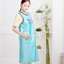 애견 목욕 미용 포켓 방수 원피스 앞치마 애견미용 청소 학교 보육교사