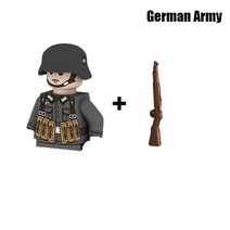호환레고 WW2 군대 빌딩 블록 소련 미국 영국 프랑스 중국 군인 미니 액션 피규어 브릭 장난감 어린이 크, 23 1pcs
