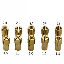 미니드릴 로타리 드릴 용 황동 콜렛 미니 척 잠금 너트 도구 전기 그라인더 테일 직경, 01