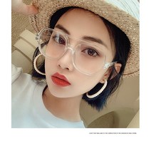 패션안경 오버핏투명안경 빅사이즈불테 얼굴작아보이는안경