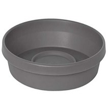 Bloem STT14908 Terra Plant Saucer Tray for Planters 10-14” 11.25” Charcoal Gray, 1