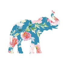 풍수아트 재물운 코끼리 29종 신혼 집 인테리어 부부 집들이 개업 선물 거실 풍수 그림 액자, 3.파랑코끼리