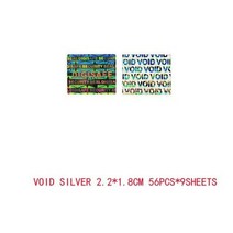 void 홀로그램 스티커 보증 씰링 라벨 500pcs, D.2.2x1.8cm 스티커 (504pcs)