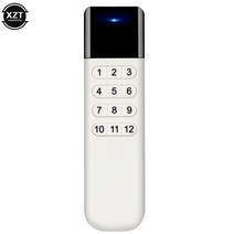 12 버튼 AK-K210809 원격 제어 블랙 에지 EV1527 인코딩 칩 스마트 홈 조명, [01] 433mhz