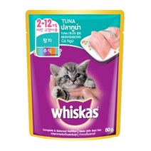 위스카스 주니어참치 80g, 1묶음