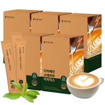 자연지애 디카페인 스테비아 커피믹스 10.3g x 30스틱 / 당류 0g 콜레스테롤 0g 트렌스지방0g, 5개, 30개입