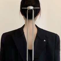 [실버플라워]궁중헤어비녀 궁중비녀 긴머리 한복헤어비녀 패션헤어XC092