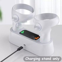 1pcs 핸들 충전 스탠드 핸들 스토리지 홀더 충전기베이스 oculus quest 2 vr 컨트롤러 게임 패드 듀얼 충전 독 sta n7l7