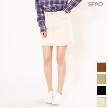 스파오 스파오 면트윌 3부 미니 스커트_SPWH923G02