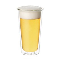 킨토 캐스트 더블월 비어 글라스 340ml, 1개