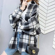 쉬블림로브 루즈핏 체크 플란넬 셔츠 디디 GW1873