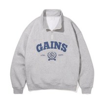 게인스보로 [유정 PICK] 로럴골든 하프집업 멜란지그레이 Laurel Golden half zip melange grey
