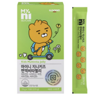 마이니 일동제약 지니키즈 면역 비타젤리 15p, 225g, 12개