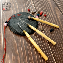 고급 나무 손잡이 답비/매듭공예 도구/전통 매듭 도구