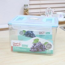 셰프웨어클리어대용량밀폐10L AS-910 보관용기 반찬통 밀폐용기 보관통 주방용품