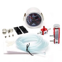 연기감지 누수감지 화재감지 소방cnspeed 2 52mm 터보 부스트 게이지 -1-2 bar 자동차 연기 렌조정 가능한 자동 터보 부스트 컨트롤러 키트 포함 1-30 psi, 레드 컨트롤