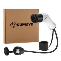 전동 스쿠터 GUWIEYG type2schuko 어댑터 16A Mennekes 2전기 전자 자전거용 유럽 국내 소켓, [01] Type2 to Schuko
