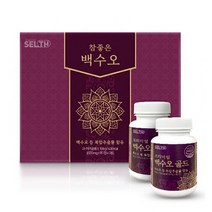 셀스 프리미엄 백수오 골드 600mg x 90정 x 2개입 건강선물 세트, 선물세트