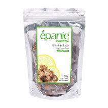 에빠니 차 티백 허브차, 인퓨젼 진저레몬후레쉬, 1.5g x 20개입 x 1개