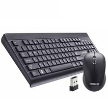 삼성전자 무선 키보드 마우스 세트 SRP-9400B, 혼합색상