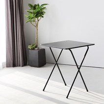 마켓비 GOSI 접이식테이블 60 SM-614, 래치드블랙